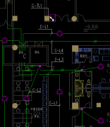 消防廣播系統(tǒng)圖紙?jiān)趺捶诌@兩種線？